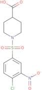 1-(4-chloro-3-nitrobenzenesulfonyl)piperidine-4-carboxylic acid