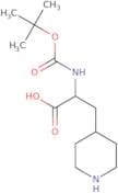 (2S)-2-{[(tert-Butoxy)carbonyl]amino}-3-(piperidin-4-yl)propanoic acid