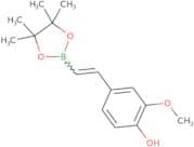 2-Methoxy-4-[(E)-2-(tetramethyl-1,3,2-dioxaborolan-2-yl)ethenyl]phenol