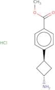 rac-Methyl 4-[(1R,3R)-3-aminocyclobutyl]benzoate hydrochloride