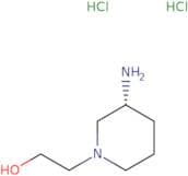 2-[(3R)-3-Aminopiperidin-1-yl]ethan-1-ol dihydrochloride