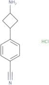 rac-4-[(1R,3R)-3-Aminocyclobutyl]benzonitrile hydrochloride