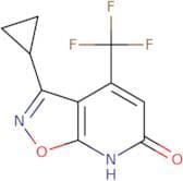 3-Cyclopropyl-4-(trifluoromethyl)-6H,7H-[1,2]oxazolo[5,4-b]pyridin-6-one
