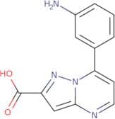 7-(3-Aminophenyl)pyrazolo[1,5-a]pyrimidine-2-carboxylic acid