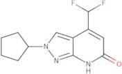 2-Cyclopentyl-4-(difluoromethyl)-2H,6H,7H-pyrazolo[3,4-b]pyridin-6-one