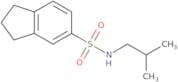 N-(2-Methylpropyl)-2,3-dihydro-1H-indene-5-sulfonamide