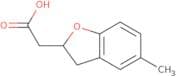 2-(5-Methyl-2,3-dihydro-1-benzofuran-2-yl)acetic acid