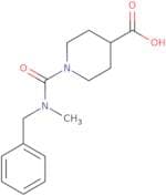 1-[Benzyl(methyl)carbamoyl]piperidine-4-carboxylic acid