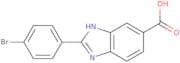 2-(4-Bromophenyl)-3H-benzo[D]imidazole-5-carboxylic acid