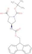 (2R,4S)-1-[(tert-butoxy)carbonyl]-4-({[(9H-fluoren-9-yl)methoxy]carbonyl}amino)pyrrolidine-2-carbo…