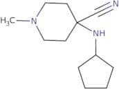 4-(Cyclopentylamino)-1-methylpiperidine-4-carbonitrile