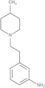 3-[2-(4-Methylpiperidin-1-yl)ethyl]aniline