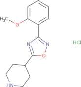 4-[3-(2-Methoxyphenyl)-1,2,4-oxadiazol-5-yl]piperidine hydrochloride