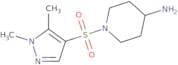 1-[(1,5-Dimethyl-1H-pyrazol-4-yl)sulfonyl]piperidin-4-amine