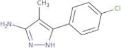 5-(4-Chloro-phenyl)-4-methyl-2H-pyrazol-3-ylamine