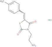 3-(2-Aminoethyl)-5-[(4-methylphenyl)methylidene]-1,3-thiazolidine-2,4-dione hydrochloride
