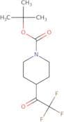 4-(Trifluoroacetyl)piperidine, N-BOC protected