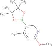2-Methoxy-4-methyl-5-(4,4,5,5-tetramethyl-[1,3,2]dioxaborolan-2-yl)-pyridine