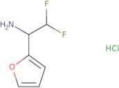 (1R)-2,2-Difluoro-1-(furan-2-yl)ethan-1-amine hydrochloride