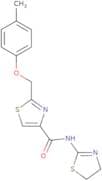 N-(4,5-Dihydro-1,3-thiazol-2-yl)-2-(4-methylphenoxymethyl)-1,3-thiazole-4-carboxamide