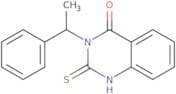 3-(1-Phenylethyl)-2-sulfanyl-3,4-dihydroquinazolin-4-one
