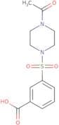 3-[(4-Acetylpiperazin-1-yl)sulfonyl]benzoic acid