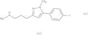 {3-[5-(4-Fluorophenyl)-1-methyl-1H-pyrazol-3-yl]propyl}(methyl)amine dihydrochloride
