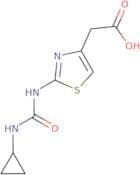 2-{2-[(Cyclopropylcarbamoyl)amino]-1,3-thiazol-4-yl}acetic acid