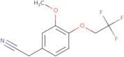 2-[3-Methoxy-4-(2,2,2-trifluoroethoxy)phenyl]acetonitrile