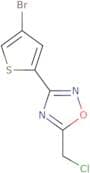 3-(4-Bromothiophen-2-yl)-5-(chloromethyl)-1,2,4-oxadiazole