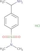 4-(1-Aminoethyl)-N,N-dimethylbenzene-1-sulfonamide hydrochloride