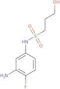 N-(3-Amino-4-fluorophenyl)-3-hydroxypropane-1-sulfonamide