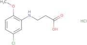 3-[(5-Chloro-2-methoxyphenyl)amino]propanoic acid hydrochloride