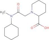 1-{[Cyclohexyl(methyl)carbamoyl]methyl}piperidine-2-carboxylic acid