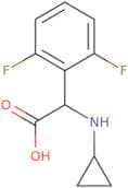 2-(Cyclopropylamino)-2-(2,6-difluorophenyl)acetic acid