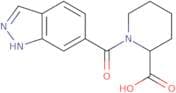 1-(1H-Indazole-6-carbonyl)piperidine-2-carboxylic acid