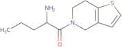 2-Amino-1-{4H,5H,6H,7H-thieno[3,2-c]pyridin-5-yl}pentan-1-one