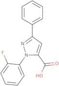 1-(2-Fluorophenyl)-3-phenyl-1H-pyrazole-5-carboxylic acid