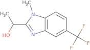 1-[1-Methyl-5-(trifluoromethyl)-1H-1,3-benzodiazol-2-yl]ethan-1-ol
