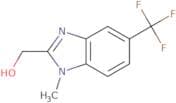[1-Methyl-5-(trifluoromethyl)-1H-1,3-benzodiazol-2-yl]methanol