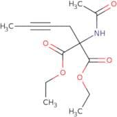 1,3-Diethyl 2-(but-2-yn-1-yl)-2-acetamidopropanedioate