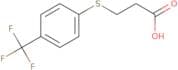 3-{[4-(Trifluoromethyl)phenyl]sulfanyl}propanoic acid