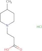 3-(4-Methylpiperidin-1-yl)propanoic acid hydrochloride