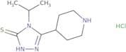 5-(Piperidin-4-yl)-4-(propan-2-yl)-4H-1,2,4-triazole-3-thiol hydrochloride