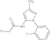 2-Chloro-N-[1-(2-fluorophenyl)-3-methyl-1H-pyrazol-5-yl]acetamide