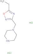 1-[(5-Ethyl-1,2,4-oxadiazol-3-yl)methyl]piperazine dihydrochloride