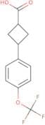 3-[4-(Trifluoromethoxy)phenyl]cyclobutane-1-carboxylic acid