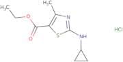 Ethyl 2-(cyclopropylamino)-4-methyl-1,3-thiazole-5-carboxylate hydrochloride