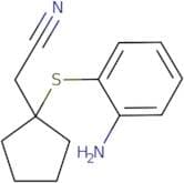 2-{1-[(2-Aminophenyl)sulfanyl]cyclopentyl}acetonitrile