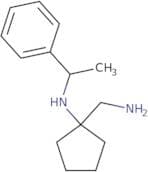 1-(Aminomethyl)-N-(1-phenylethyl)cyclopentan-1-amine